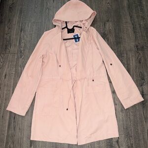 Love Tree Women's Blush Hooded Lightweight jacket